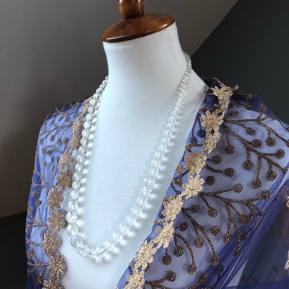 Old Hollywood Lux Crystal Necklace - Picture 1 of 11